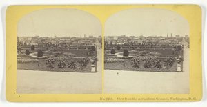 Vue depuis les terrains agricoles, Washington, D.C., 1855-75