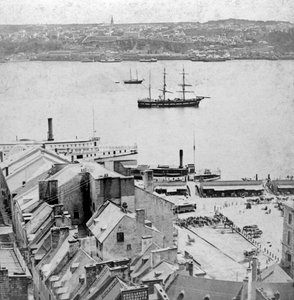 Vue depuis la terrasse Dufferin, Québec, Canada