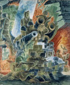 Guerre (étude murale, bâtiment du ministère de la Guerre, Washington, D.C.)