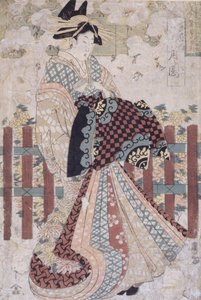 Tsukioka du Tama-Ya, un triptyque de beautés et de fleurs
