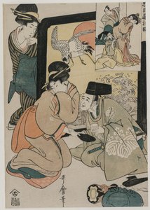 Chushingura : Acte I du Magasin de la loyauté - Kitagawa Utamaro