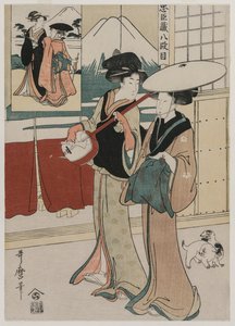 Chushingura : Acte VIII du Magasin de la Loyauté, fin des années 1790