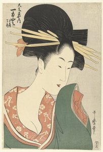 Courtisane Hitomoto de la maison Daimonjiya