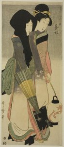 Geisha, de la série "Trois amusements des beautés contemporaines"
