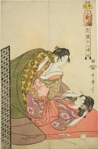 Heure du Dragon (Tatsu no koku), de la série "Douze heures à Yoshiwara (Seiro juni toki tsuzuki)"