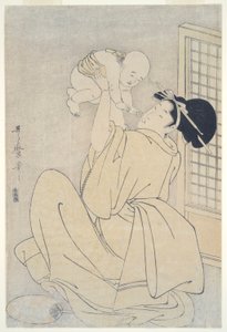 Mère et enfant - Kitagawa Utamaro