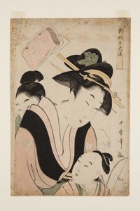 Mère avec deux enfants - Kitagawa Utamaro