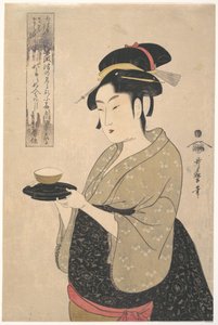 Okita, de la maison de thé Naniwa-ya - Kitagawa Utamaro