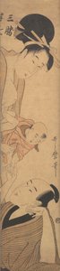 Sankatsu et Hanshichi - Kitagawa Utamaro
