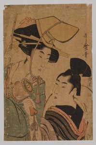 Femme représentant la bonne fortune - Kitagawa Utamaro