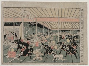 Chushingura : Acte XI de la série Images en perspective pour La Maison du Trésor de la Loyauté