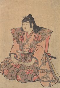 Un garçon chanteur, fin XVIIIe-début XIXe siècle - Kitao Shigemasa