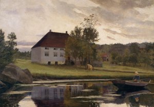 Bossevig, après le coucher du soleil - Kitty Lange Kielland