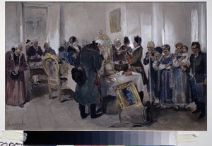 Vente aux enchères de serfs