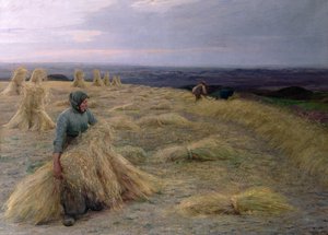 Les moissonneurs, Svinklov-Viildemosen, Jutland - Knud Larsen