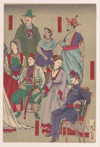 Représentation des costumes de tous les pays
