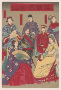 Représentation des costumes de tous les pays