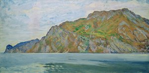 Vue de Torbole sur la rive ouest du lac de Garde - Koloman Moser