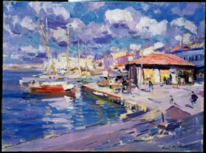 La baie de la pêche à Sébastopol