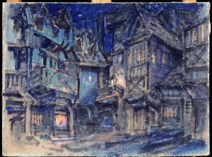 Projet de décor pour le ballet Esmeralda de Anton Simon - Konstantin Alekseevich Korovin