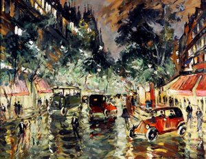 Nuit pluvieuse à Paris