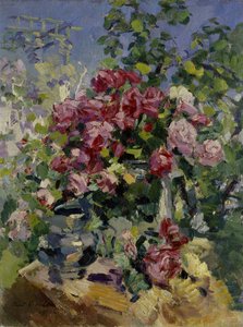 Roses, 1917 - Konstantin Alekseevich Korovin