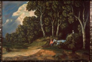 Dans une forêt - Konstantin Andreevic Somov