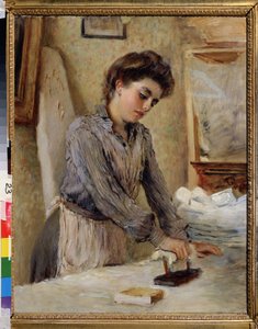 La repasseuse - Femme repassant