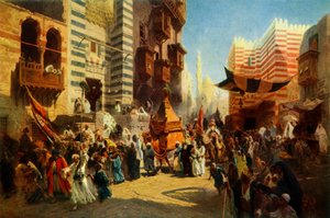 Retour du Saint Tapis de La Mecque au Caire, 1876, 1965 - Konstantin Egorovich Makovsky