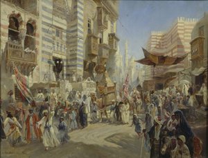 La Remise du Tapis Sacré au Caire, 1876