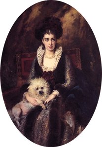 Maria Alekseevna Makovskaya par Konstantin Makovsky (1839-1915)