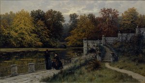 Le Parc Lazienki, 1886