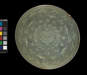 Bol avec grues et nuages, vers 1150-1200