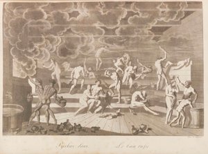 Un bain russe. Les peuples de la Russie ou description des mœurs par Charles de... - Korneev