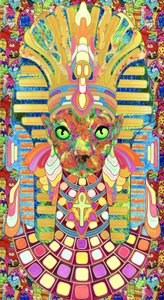 Le chat pharaon psychédélique - Kostyantin Malginov