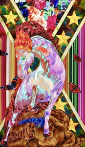 Cheval magique plein de vie
