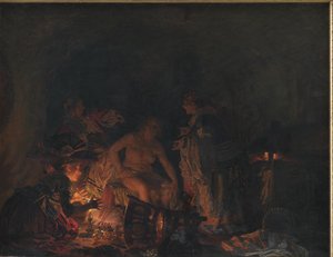 Leonora Christina examinée en prison - Kristian Zahrtmann