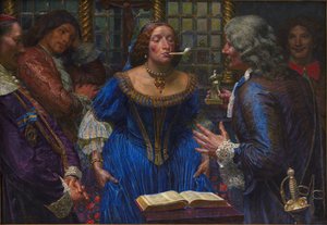 La reine Christine de Suède au Palazzo Corsini, 1908