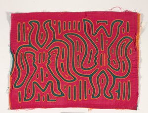 Panneau de chemise (mola), vers 1950 - Kuna Indian Culture