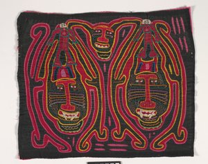 Panneau de chemise (mola) (coton appliqué)