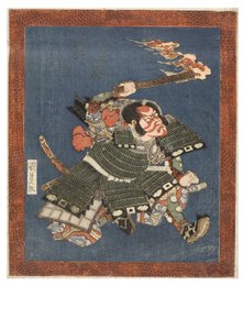 Acteur de Kabuki, Ichikawa Danjuro VII (impression sur bois sur papier) - Kuninaga Utagawa