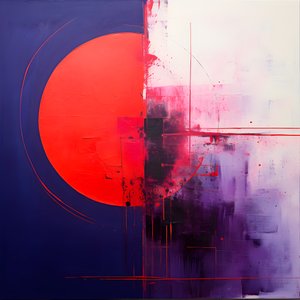 Peinture abstraite d