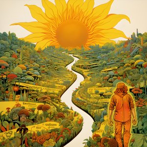 La trois cent soixante-cinquième image depuis que la troisième fois des mélodies flottent majestueusement à travers l