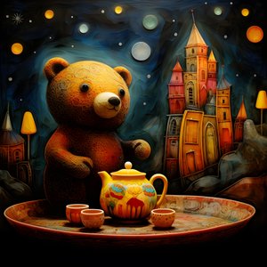 ours en peluche et pot de miel 1