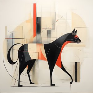 cheval chat 1