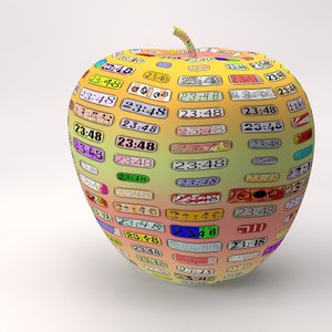 pomme encadrée - Kurt Heppke