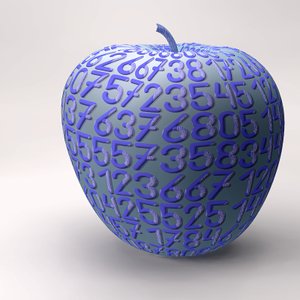 Pomme Encadrée avec Lettres III