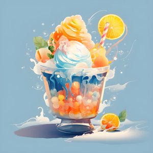 Glace pilée