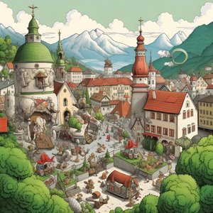 Autriche, dessin animé 2