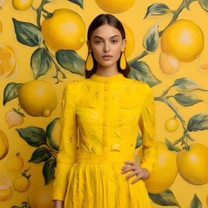 différents motifs de citron jaune 1